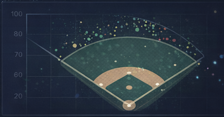 MLB spray chart